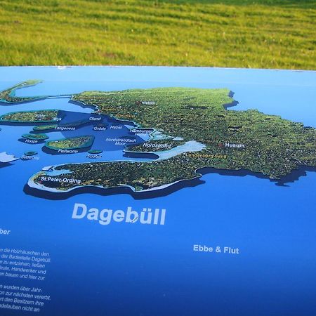Haus Halligblick, Ferienwohnungen Am Wattenmeer, Whg Hamburger Hallig Dagebüll Esterno foto